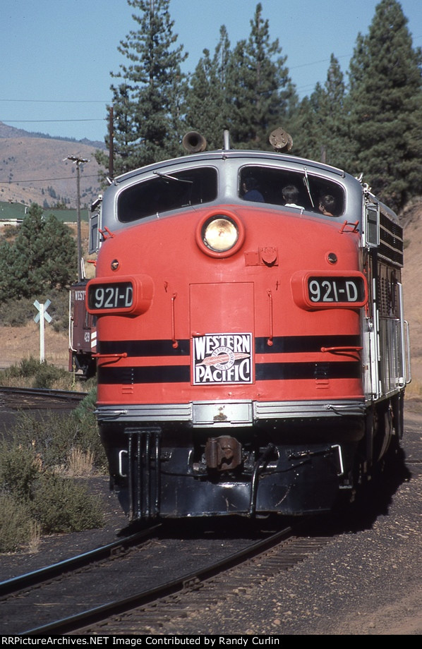 WP 921-D at Portola RR Museum